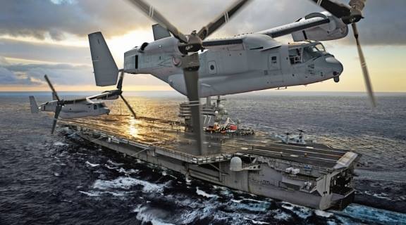 US Navy selects V-22 Osprey for carrier on delivery