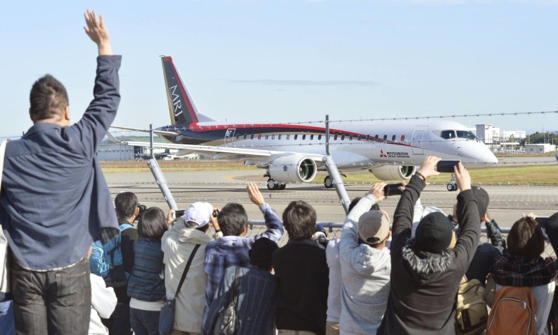 Japan’s first passenger plane in 50 years makes maiden flight