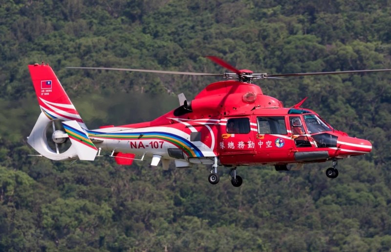 An Eurocopter AS 365N3 Dauphin 2, operated by National Airborne Service Corps (NASC), with Registration: NA-107, crashed